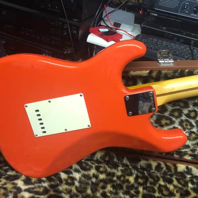 Squier Stratocaster JV series 1983 1983 Fiesta red image 12