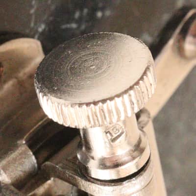 Ludwig P-338 Snare Drum Throw Off Strainer, "L" Logo Stamp, Nickel Plated - 1930s / INSPECTED & TESTED image 13