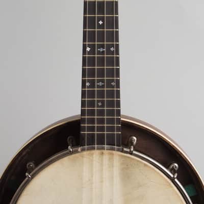 Gretsch No. 56 Solo Banjo Ukulele, c. 1935, original black chipboard case. image 8