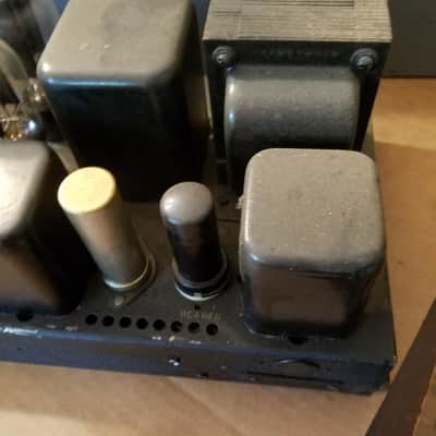 RCA Rare Military Projector Tube Amp MI-1356 Monoblock 6L6 PP for PH-398 PG-200 EQ 1949 - Black Wrinkle Paint image 5