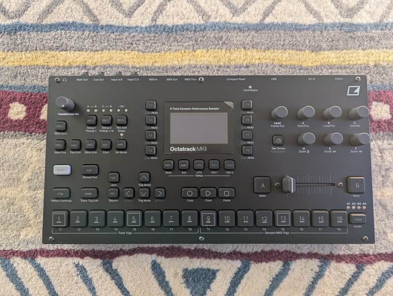 Elektron Octatrack MkII Dynamic 8-Track Performance Sampler 2017 - 2021 - Black image 1