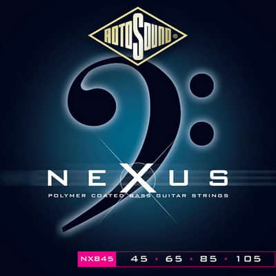 Rotosound NXB45 Nexus Coated Bass Guitar Strings (45-105) image 1