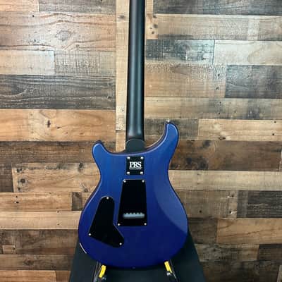 PRS CE 24 Semi-Hollow, Satin Faded Grey Black Blue Burst, Ebony, 372 image 5