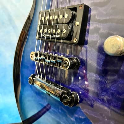 Immagine Edwards ESP E-MA 105SD QM Eclipse 2014 Reindeer Blue Made in Japan - 12