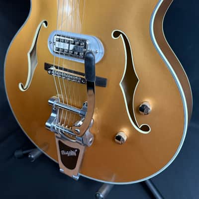 Eastman T58-GD Hollow Body Electric Guitar Truetone Gold Finish w/ Gig Bag (763) image 8