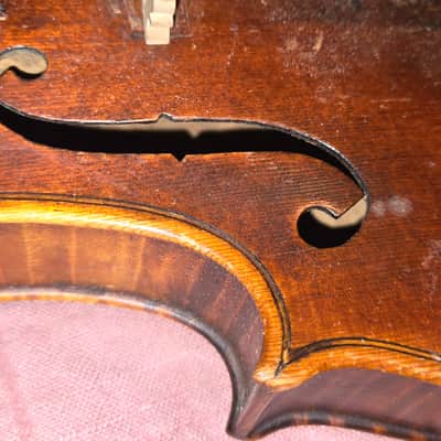 Vintage1922 American 4/4 Violin by FE Beardsley Traverse City Michigan Branded image 12