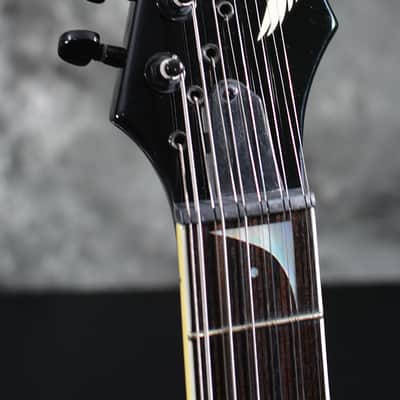 Dean Signature Dave Mustaine Megadeth DIADEM Double Neck Flying V Guitar Revelation Beast Graphic w Case image 6
