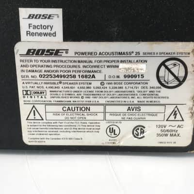 Bose Lifestyle 12 Series II Black Corded Portable Home Theater Speaker System image 15