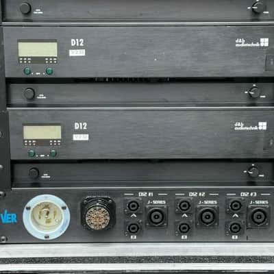 D&B Audiotechnik D12 Power Amp Rack PackageW/3 D12, Distro, Cables #1128 (THS) image 15
