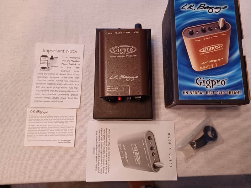 LR Baggs Gigpro Acoustic Guitar Preamp 2010s - Brown image 1