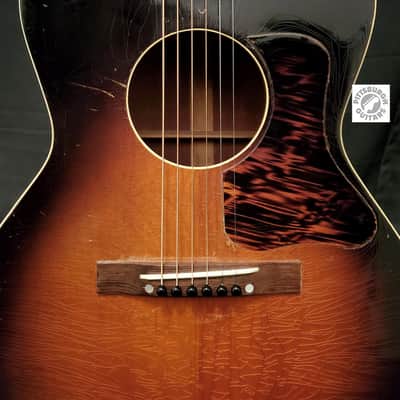 1943 Gibson L-00 Parlor Acoustic in Sunburst; Comes with After-Market Hard Case and Pro-Setup! image 6