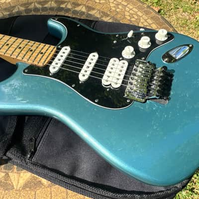 2019 Fender player Stratocaster Tidepool Blue HSS Floyd Rose image 4