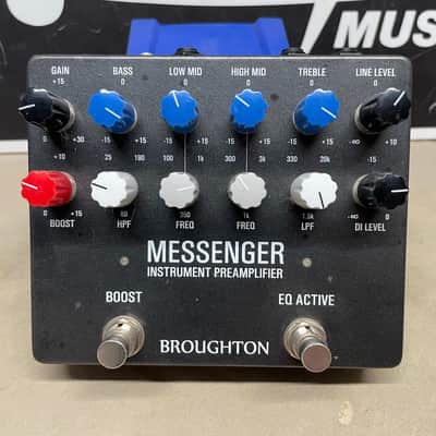 Broughton Messenger Instrument Preamplifier DI Pedal image 1