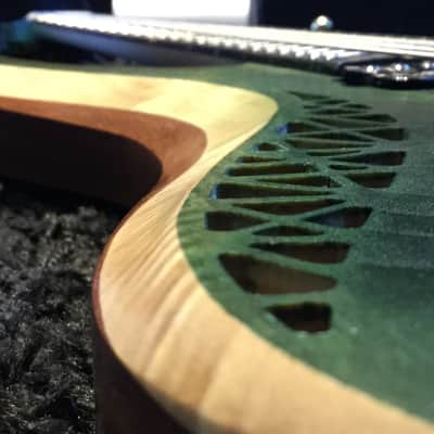OD Guitars Rhea 7 Multiscale Tropical Green image 11