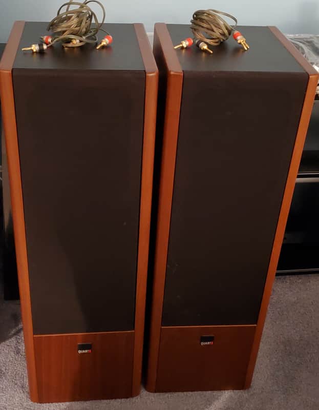 Vintage MB Quart 350 S Walnut Floor Speakers image 1