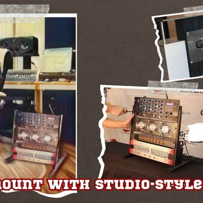 GRIFFIN Rack Mount Stand 10U (Studio-ZPRO Steel Series) – Music Recording Audio Equipment Sound Mixer Standing Case & 20 Screws – Network Amp Server Gear Rails For DJ Booth Cart, Stage & Bands image 9