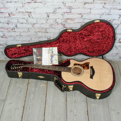 Taylor - (2025) 354ce - 12 String Acoustic-Electric Guitar -Sapele/Sitka - V-Class Bracing - Natural - w/ Hardshell Case - x5054 image 13