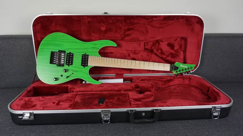 Ibanez RGR 5220M Transparent Fluorescent Green image 1