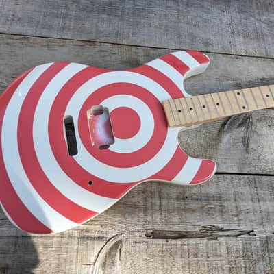 Hair metal 80's Tribute Bullseye Body and Neck DIY image 2