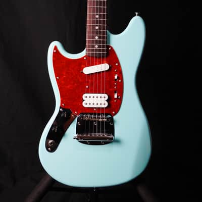 Fender Japan KC-MG/LH Sonic Blue “Sky-Stang I” – Kurt Cobain Nirvana Mustang LH MOD w/ Limited Record image 3
