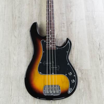 G&L Tribute LB-100 4-String Electric Bass, Brazilian Cherry Fingerboard - 3-Tone Sunburst image 3