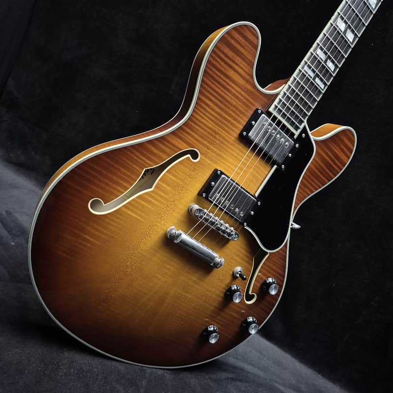Eastman T486-GB Thinline Archtop - Goldburst image 1