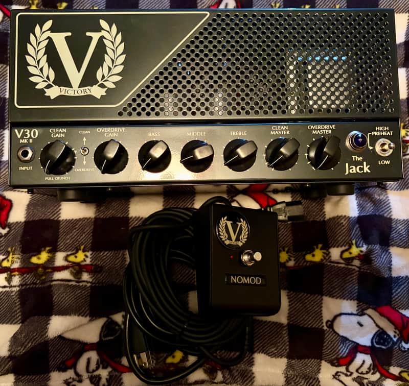 Victory Amps V30 MK II The Jack 2-Channel 42-Watt Guitar Amp Head 2020 - Present - Black image 1