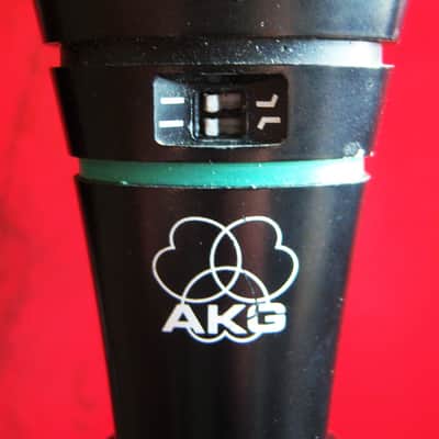 Vintage 1980's AKG D3900 dynamic hyper cardioid microphone w