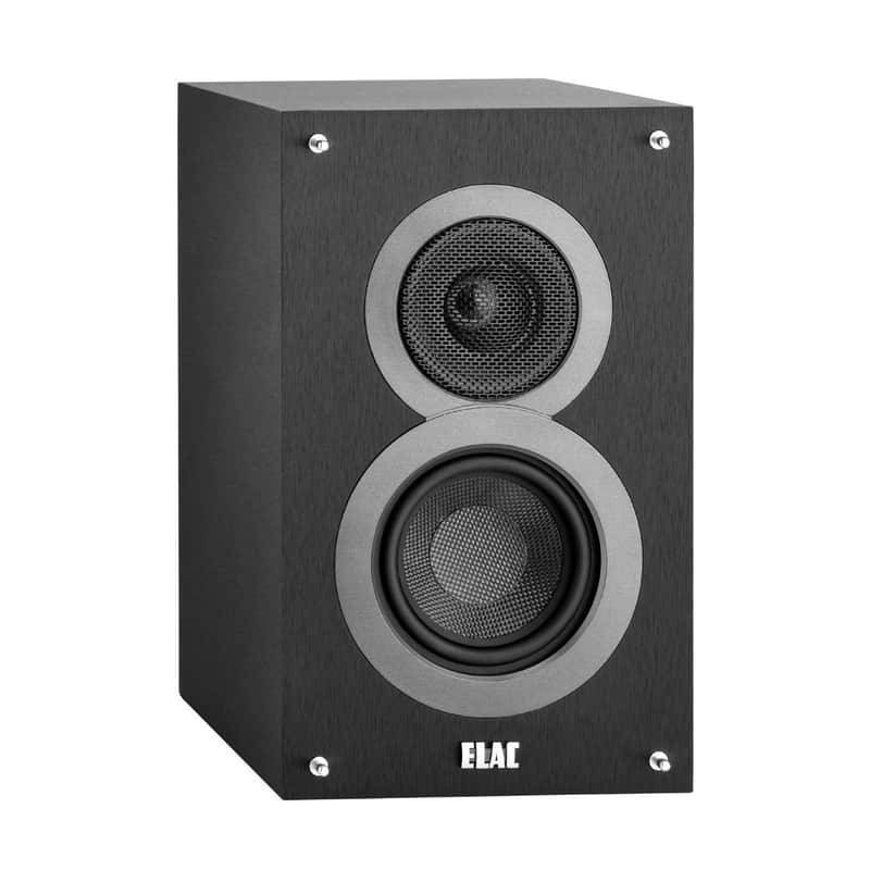 Elac: B4 Debut Series 4" Bookshelf Speakers (DB41-BK) - Black image 1