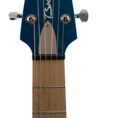 Backlund Super Vee Electric Guitar-Blue-Creme image 4