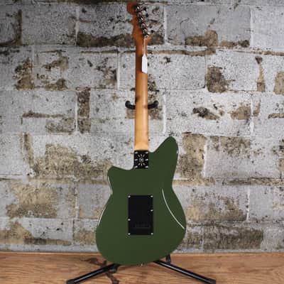 Reverend Jetstream HB with Rosewood Fretboard Army Green image 6
