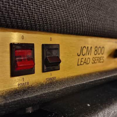 Marshall JCM 800 Lead Series Model 2203 100-Watt Master Volume Head 1989 - Black image 4