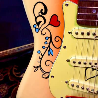 Vintage Guitars LV59 Pro Shop STRAT UNIQUE “Summer of Love “ HENDRIX MONTEREY Lefty/Right 2026 image 8