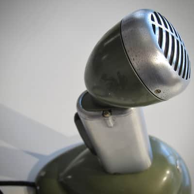 Shure 520-SL High Impedance Microphone Desk Mic Circa-1950s-Chrome & Black` image 20