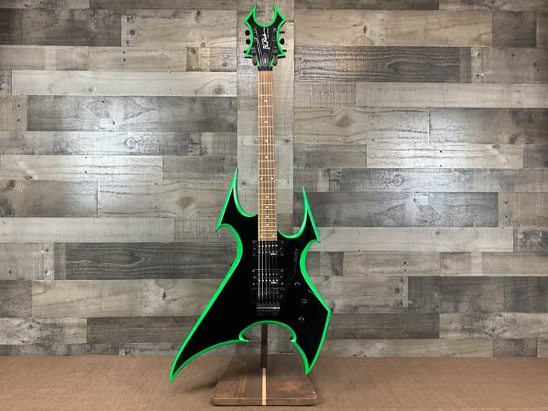 BC Rich Beast Special Black with Green Trim | Reverb