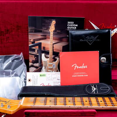 2023 Fender Custom Shop 1952 Telecaster Heavy Relic Big U Two-Tone Sunburst w/ Case, CoA image 15