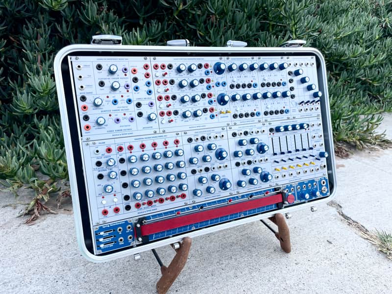 Buchla Tiptop 200t series with BPNYC ZERO Halliburton Eurorack Modular Travel Case 7U image 1