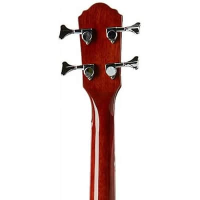Oscar Schmidt OB100N Venetian Cutaway Spruce Top 4-String Acoustic-Electric Bass Guitar w/Gig Bag image 7