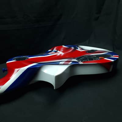ESP LTD EC-1000 Deluxe Custom Union Jack Flag finish Seymour Duncan Distortion pickups + hardcase image 21