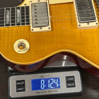 Gibson Custom Dealer Select 1959 Les Paul Brazilian Lemon Burst Light Aged w/case 96098 image 16