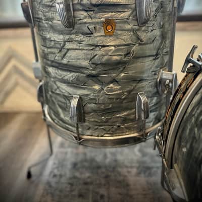 Ludwig  Vintage 60s Keystone Early 60s - Sky Blue Pearl image 3