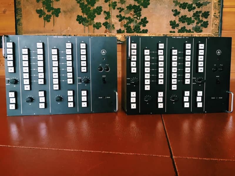 Siemens ELA 75-15 Universal Equalizer Pair, Discrete Pushbutton Mastering EQ Pultec Neumann image 1