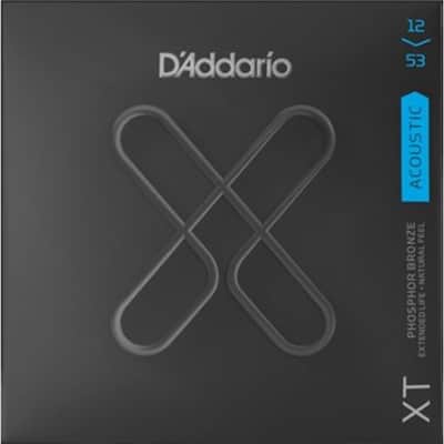 D'Addario XTAPB1253 XT Phosphor Bronze Light Acoustic Guitar Strings .012-.053 image 1