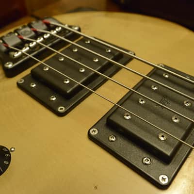 RARE 1985 Vintage Wal Mk1 MkI Custom UK British Bass Natural Canadian Maple Burl, Brazilian Mahogany image 3