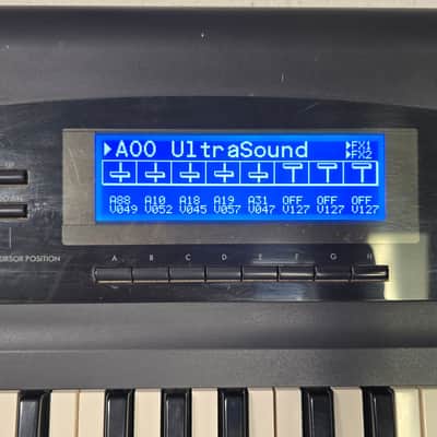 Korg 01/WFD Music Workstation with Blue LCD upgrade, gigbag & Owners Manual image 2