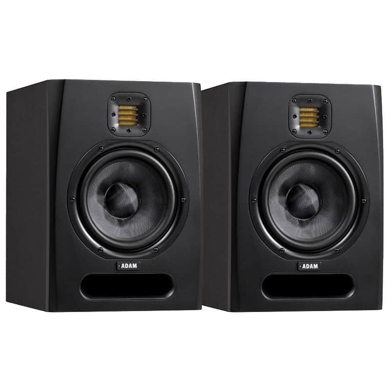 ADAM Audio F7 Active Nearfield Monitors (Pair) Black | Reverb