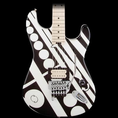 EVH Striped Series Electric Guitar (Crop Circles) image 1
