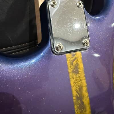 Custom Airbrushed Partscaster Stratocaster  - Airbrushed Purple Burst image 9