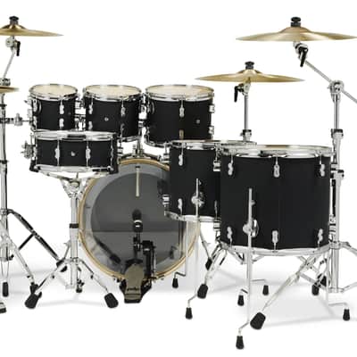 PDP Concept Maple Satin Black Finish Ply 7-Piece Drum Set PDCM2217BK image 3