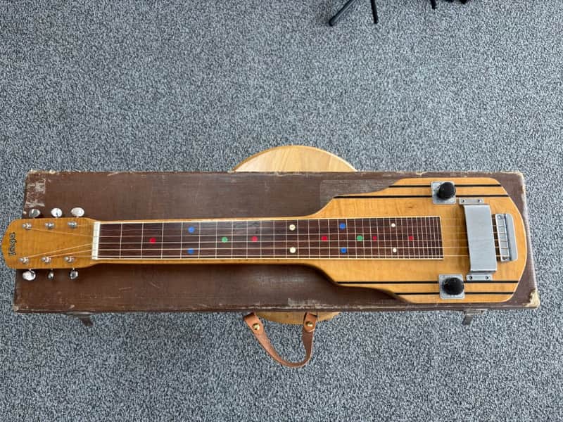 Vega Triumphal Lap Steel 1940s-1950s - Flame Maple image 1